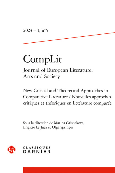 CompLit. Journal of European Literature, Arts and Society