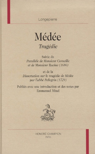 Médée - tragédie - Hilaire-Bernard de Longepierre