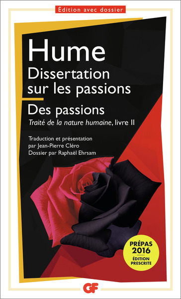 Dissertation sur les passions ; Des passions