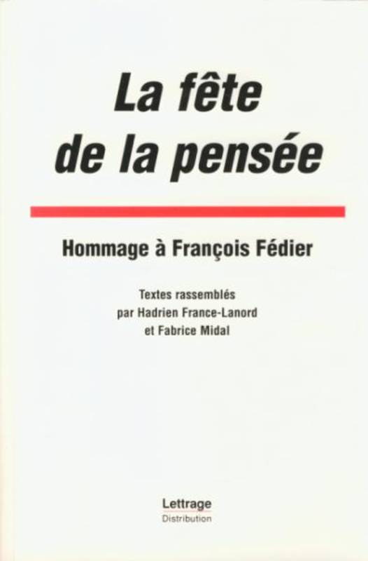 La fête de la pensée