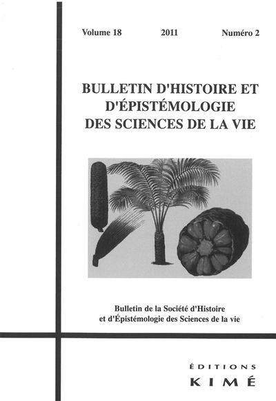 Bulletin d'Histoire et d'Epistemologie...18 / 2