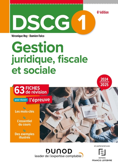 0 - DSCG 1 Gestion juridique, fiscale et sociale - Fiches 2024-2025