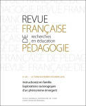 Revue française de pédagogie N° 205, 2018 Volume 2018
