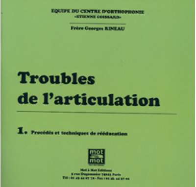 1 - Troubles de l'articulation n°1