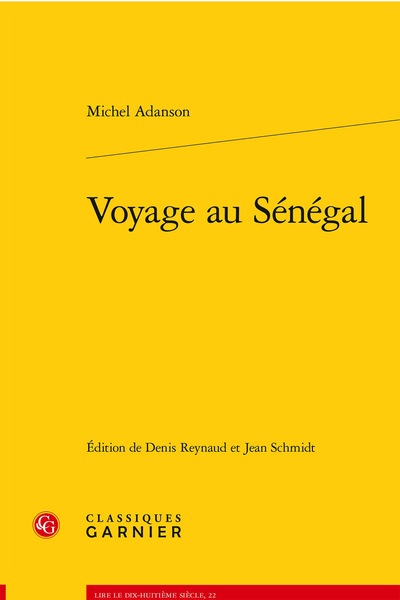 Voyage au Sénégal - Michel Adanson