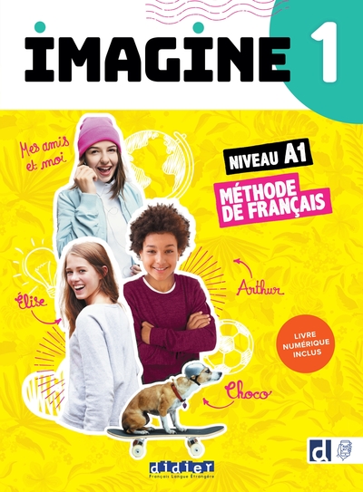 Imagine 1 - Niv. A1 - Livre + numérique inclus - Marianne Ellafaf