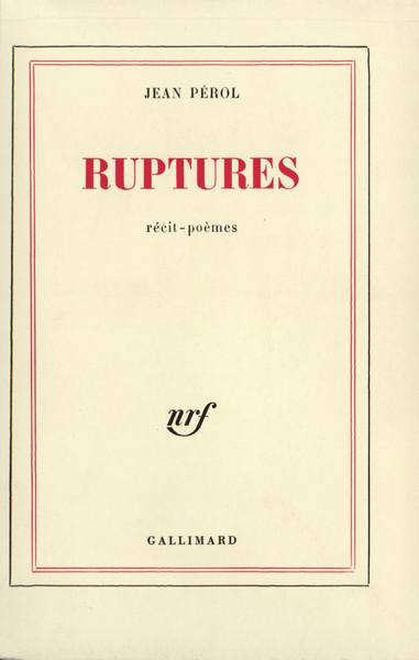 Ruptures - Jean Pérol