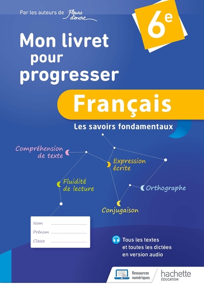 Mon Livret Pour Progresser Français 6e - Edition 2023