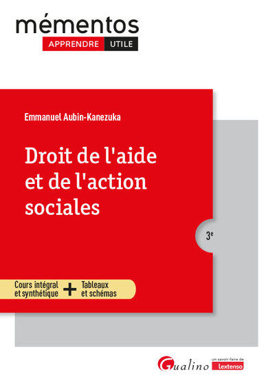 Droit De L'Aide Et De L'Action Sociales, Cours Intégral Et Synthétique - Tableaux Et Cartes - Emmanuel Aubin-Kanezuka