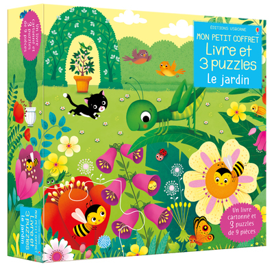 Le jardin - Mon petit coffret livre et 3 puzzles - Sam Taplin