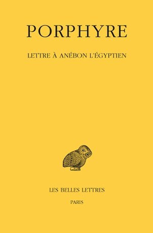 Lettre à Anébon l'Égyptien