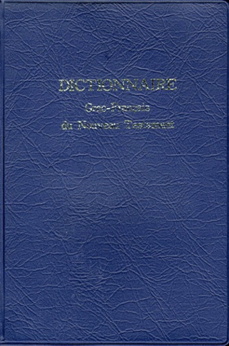 Dictionnaire grec-français du Nouveau Testament