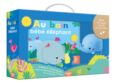 Au bain, bébé éléphant !