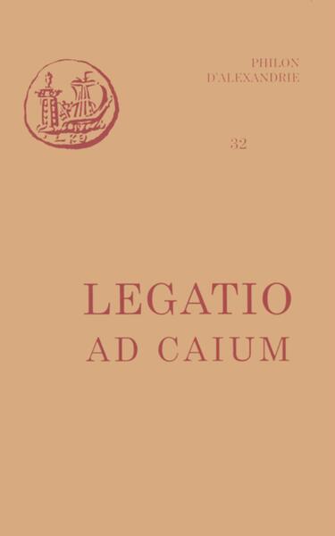 Legatio ad Caium - Philon d'Alexandrie