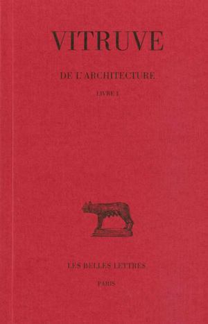 Livre I - De l'architecture. Livre I