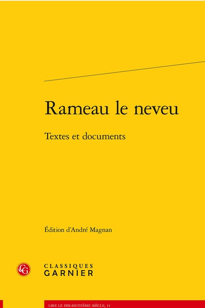 Rameau Le Neveu, Textes Et Documents