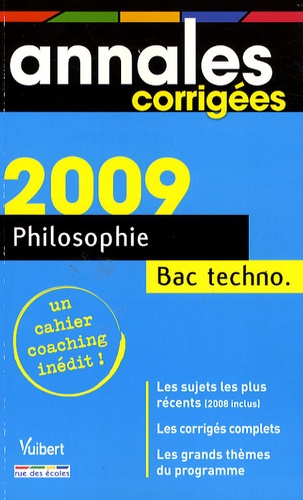 Annales 2009 Bac Philosophie Series Techno N.28