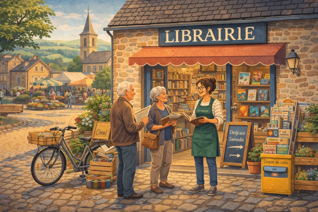 Illustration: Ouvrir une librairie en milieu rural | MetasBooks